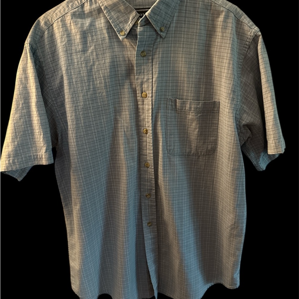 David Taylor Men's Gray Button-Up Shirt